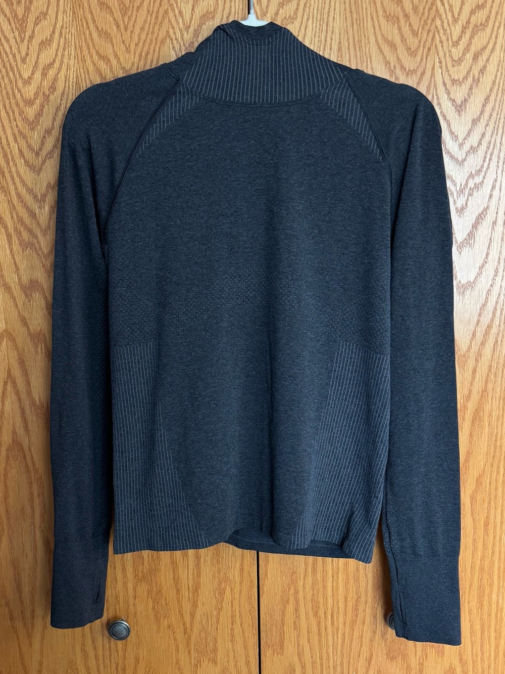 Calia Carrie Underwood M Seamless Base Layer Cowl Neck Long Sleeve Gray